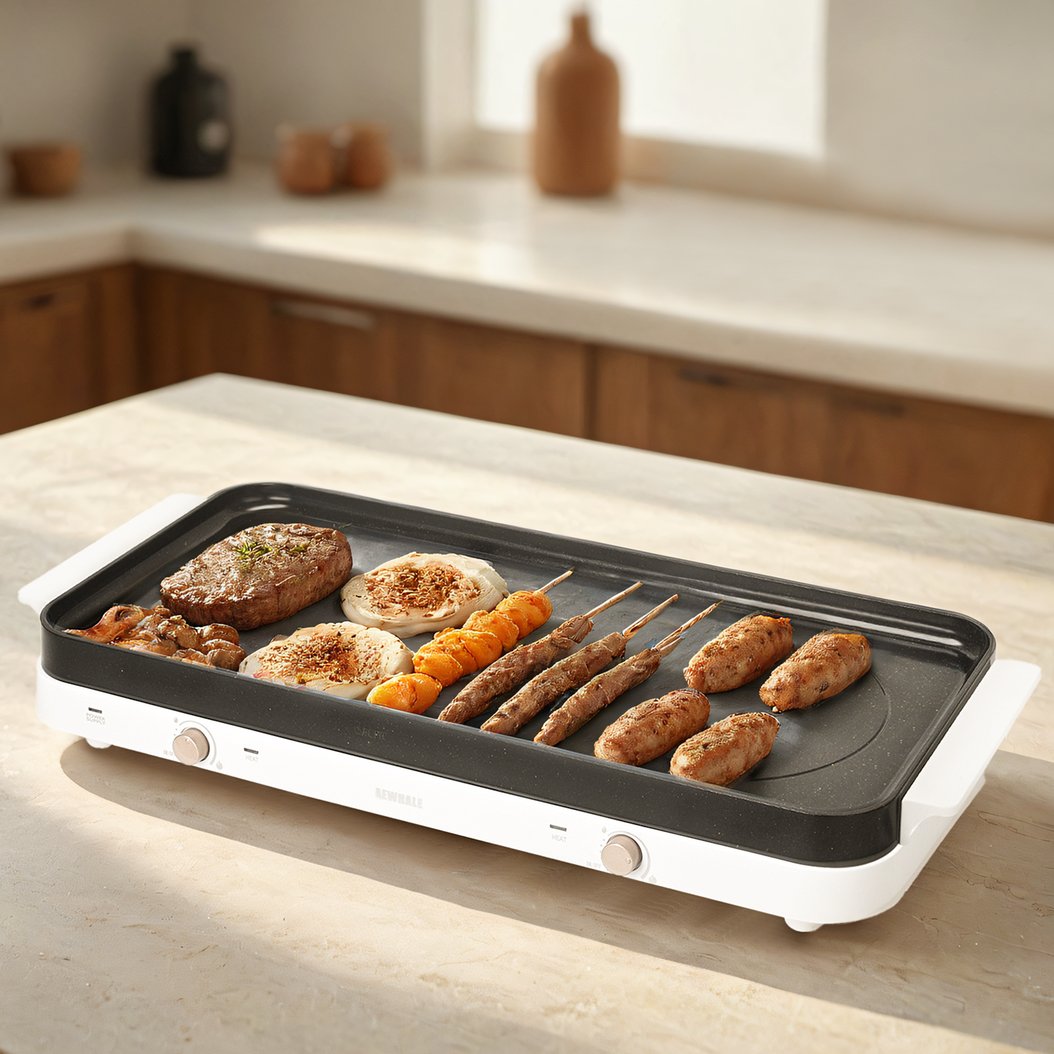 2-in-1ElectricGriddle_CountertopBurner-Black