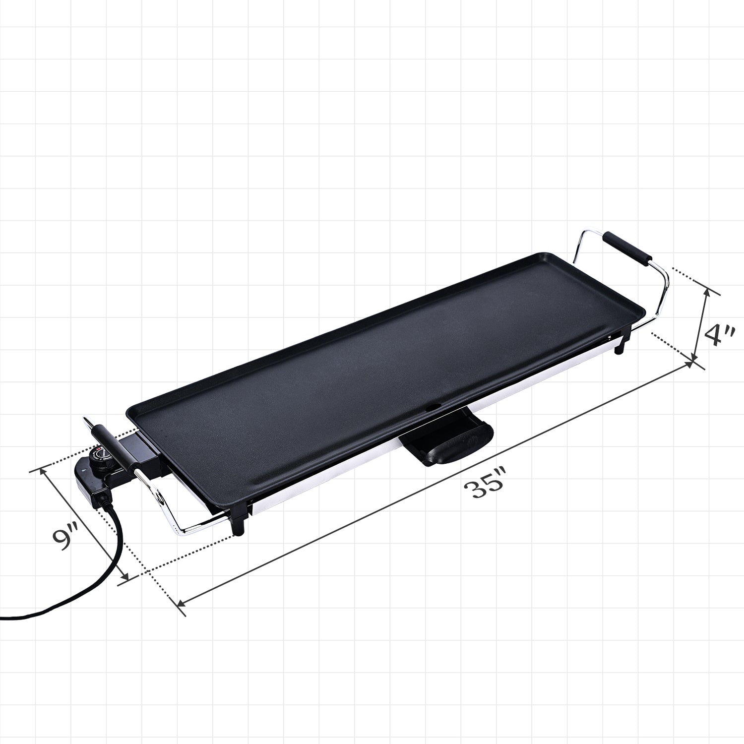35"x 9" x 4" Aewhale Electric Nonstick Grill